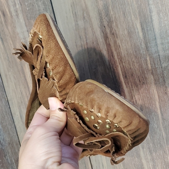 Steve Madden Women Suede Boho Loafer Flats shoes sz 8.5M - Picture 5 of 12